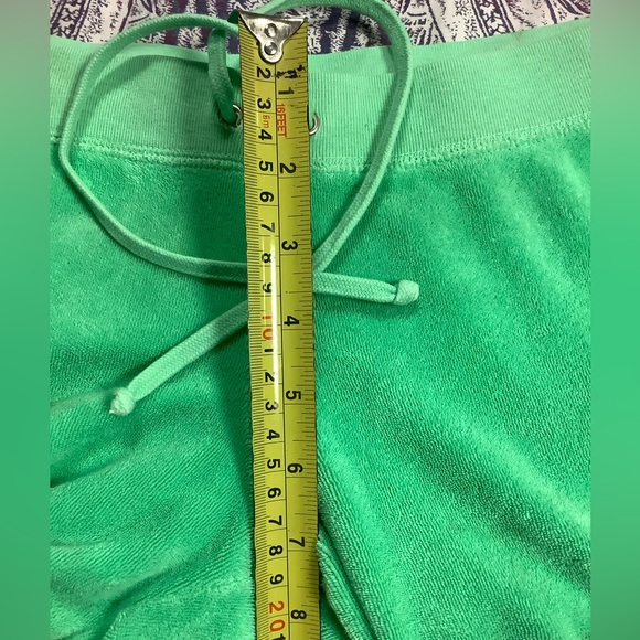 Juicy Couture Terry pants 32 x 30 crochet trim zip up hoodie tracksuit - Picture 10 of 16